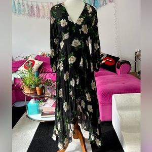 Long, Floral Print Dress from The Kooples